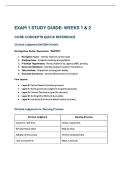 NURS 205 Exam 1 Study Guide &vert; 2026 Update with complete solutions&period;