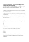 QuickBooks Online Certification &ndash; Advising Clients &lpar;2026 Updated&rpar; Practice Questions&comma; Case Scenarios & Study Guide