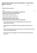 QuickBooks Online Certification Section 2 &lpar;2026 Updated&rpar; &ndash; Practice Questions&comma; Answers & Study Guide