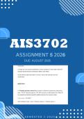AIS3702 Assignment 5 Semester 2 2026 - Due August 2026
