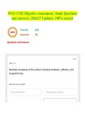 WGU C182 Objective Assessment &vert; Study Questions and Answers &vert; 2026&sol;27 Updates &vert; 100&percnt; correct
