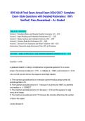 ISYE 6644 Final Exam Actual Exam 2026&sol;2027&colon; Complete Exam-Style Questions with Detailed Rationales &vert; 100&percnt; Verified &vert; Pass Guaranteed &ndash; A&plus; Graded