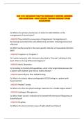 NUR 6121 ADVANCED PRACTICE NURSING II VERIFIED ANSWERS AND QUESTIONS - MOST RECENT EDITION 2026&sol;2027 &lpar;PASS GUARANTEE&rpar;