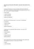 Drugs&comma; Society and Criminal Justice &lpar;2026 Updated&rpar; &ndash; Study Guide&comma; Practice Questions & Exam Review