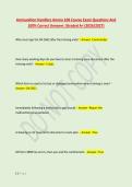 Ammunition Handlers Ammo 108 Course Exam Questions And &NewLine;100&percnt; Correct Answers &vert;Graded A&plus; &lpar;2026&sol;2027&rpar; 