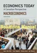 Solutions Manual Economics Today A Canadian Perspective Macroeconomics 2nd Edition By Roger Miller&comma; James Higginson&comma; Mustaq Ahmad&comma; Igor Siljanoski 