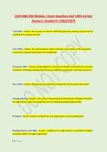 LSUS MBA 706 Module 1 Exam Questions And 100&percnt; Correct &NewLine;Answers &vert;Graded A&plus; &lpar;2026&sol;2027&rpar;