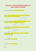 Bio 200 Test 1 &ndash; Poulin Exam Questions And 100&percnt; Correct &NewLine;Answers &vert;Graded A&plus; &lpar;2026&sol;2027&rpar;