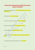 CDE Exam Study Guide Questions And 100&percnt; Correct Answers &NewLine;&vert;Graded A&plus; &lpar;2026&sol;2027&rpar; 
