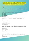 WGU D440 Health and Wellness Through Nutritional Science Practice Questions and Nutrition Review