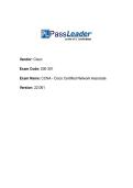 CCNA -&lpar;200-301&rpar; Exam Study Guide with Questions&comma; Answers & Rationale &lpar;Latest Version 22&period;061&rpar;