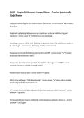 QUIZ &ndash; Chapter 8&colon; Substance Use and Abuse &ndash; Practice Questions & Study Review