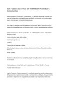 Grade 9 Substance Use and Abuse Test &ndash; Health Education Practice Exam & Revision Questions