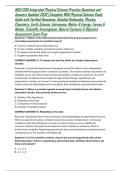 WGU C165 Integrated Physical Science Practice Questions and Answers Updated 2026 &vert; Complete WGU Physical Science Study Guide with Verified Questions&comma; Detailed Rationales&comma; Physics&comma; Chemistry&comma; Earth Science&comma; Astronomy&comma; Matter & Energy&comma; Forces & Motion&comma; Scie
