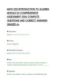 MATH 1222 INTRODUCTION TO ALGEBRA&NewLine;MODULE 02 COMPREHENSIVE&NewLine;ASSESSMENT 2026 COMPLETE&NewLine;QUESTIONS AND CORRECT ANSWERS&NewLine;GRADED A&plus;