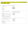 Zscaler EDU 200 - Essentials - ZDTA Study set ACTUAL UPDATED QUESTIONS &NewLine;AND CORRECT ANSWERS 