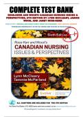 Complete Test Bank for Ross-Kerr & Wood's Canadian Nursing Issues and Perspectives &lpar;6th Edition&rpar; by Lynn McCleary &mdash; Full 26 Chapters with Verified Questions&comma; Answers&comma; and Detailed Rationales &lpar;Latest 2026 Evolve Update for Exam Prep&rpar;