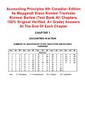 Accounting Principles&comma; 6th Canadian Edition by Weygandt&comma; Kimmel & Kieso &lpar;ISBN&colon; 978-1118557303&rpar; &vert; Complete Financial Accounting Study Guide&comma; Chapter Notes & IFRS&sol;ASPE Exam Revision Resource