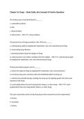Chapter 16&colon; Drugs &ndash; Study Guide&comma; Key Concepts & Practice Questions