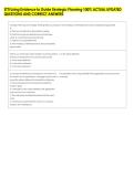 STTI Using Evidence to Guide Strategic Planning 100&percnt; ACTUAL UPDATED &NewLine;QUESTIONS AND CORRECT ANSWERS 