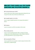 MBA MANAGERIAL ACCOUNTING PREP&NewLine;WORKS TERMINAL REVIEW SCRIPT 2026&NewLine;FULL ANSWERS GRADED A&plus;