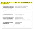 STT Facilitating Staff Development 2023 ACTUAL UPDATED QUESTIONS AND &NewLine;CORRECT ANSWERS 