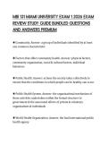 MBI 131 MIAMI UNIVERSITY EXAM 1 2026 EXAM&NewLine;REVIEW STUDY GUIDE BUNDLED QUESTIONS&NewLine;AND ANSWERS PREMIUM