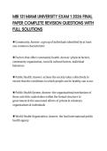 MBI 131 MIAMI UNIVERSITY EXAM 1 2026 FINAL&NewLine;PAPER COMPLETE REVISION QUESTIONS WITH&NewLine;FULL SOLUTIONS&NewLine;
