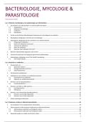 Samenvatting Bacteriologie&comma; Mycologie & Parasitologie &vert; KU Leuven &vert; 2025&sol;26 Nieuw Curriculum