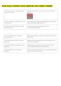 SOWK EXAM 3 UPDATED ACTUAL QUESTIONS AND CORRECT ANSWERS