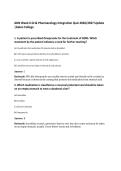 ADN Week 6 GI & Pharmacology Integration Quiz 2026&sol;2027 Update&NewLine;&vert;Galen College
