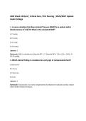 ADN Week 10 Quiz &vert; Critical Care &sol; ICU Nursing &vert; 2026&sol;2027 Update&NewLine;Galen College