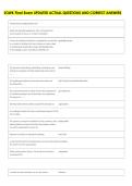 SOWK Final Exam UPDATED ACTUAL QUESTIONS AND CORRECT ANSWERS 