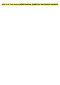 LGAV 3140 Final Review UPDATED ACTUAL QUESTIONS AND CORRECT ANSWERS &NewLine;