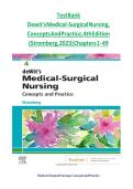 Test Bank for deWit&rsquo;s Medical-Surgical Nursing&colon; Concepts & Practice 4th Edition by Holly K&period; Stromberg &ndash; Complete Questions & Answers Study Guide