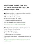 MD STATIONARY ENGINEER EXAM 2026&NewLine;ELECTRICAL SYSTEMS REVIEW QUESTIONS&NewLine;ANSWERS VERIFIED GUIDE