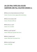 LRA 220 FINAL PAPER 2026 SOLVED &NewLine;QUESTIONS AND FULL SOLUTION GRADED A&plus;