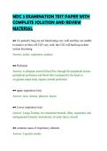 MDC 3 EXAMINATION TEST PAPER WITH&NewLine;COMPLETE SOLUTION AND REVIEW&NewLine;MATERIAL