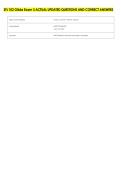 SFL 102 Gibbs Exam 3 ACTUAL UPDATED QUESTIONS AND CORRECT ANSWERS
