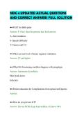 MDC 4 UPDATED ACTUAL QUESTIONS&NewLine;AND CORRECT ANSWERS FULL SOLUTION&NewLine;