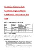 2026&sol;2027 S-Tier North West Territories Early Childhood Program Director Certification Test Bank &vert; 40&plus; Elite ELCC Exam Questions & Scenarios