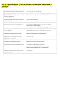 SFL 102 Quizzes &lpar;Exam 2&rpar; ACTUAL UPDATED QUESTIONS AND CORRECT &NewLine;ANSWERS 