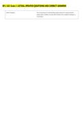 SFL 102 Exam 1 ACTUAL UPDATED QUESTIONS AND CORRECT ANSWERS 