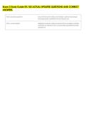 Exam 3 Study Guide SFL 102 ACTUAL UPDATED QUESTIONS AND CORRECT &NewLine;ANSWERS 