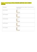 Exam 3 - Study Guide ACTUAL UPDATED QUESTIONS AND CORRECT &NewLine;ANSWERS 