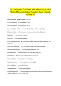NYS Paramedic Final Exam with All Correct & 100&percnt; Verified Answers &vert;Actual Complete Exam &vert;Already Graded A&plus;