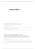 &NewLine;ISQS 3344 EXAM 2 TTU&comma; LOWELL QUESTIONS AND VERIFIED ANSWERS&NewLine;