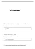 &NewLine;BURNS ISQS 3344 TEST 2 QUESTIONS AND VERIFIED ANSWERS&NewLine;