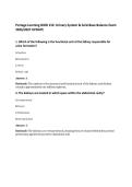 Portage Learning BIOD 152&colon; Urinary System & Acid-Base Balance Exam&NewLine;2026&sol;2027 UPDATE