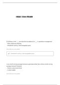 ISQS 3344 EXAM 1 TTU LAY LOWELL QUESTIONS AND VERIFIED ANSWERS